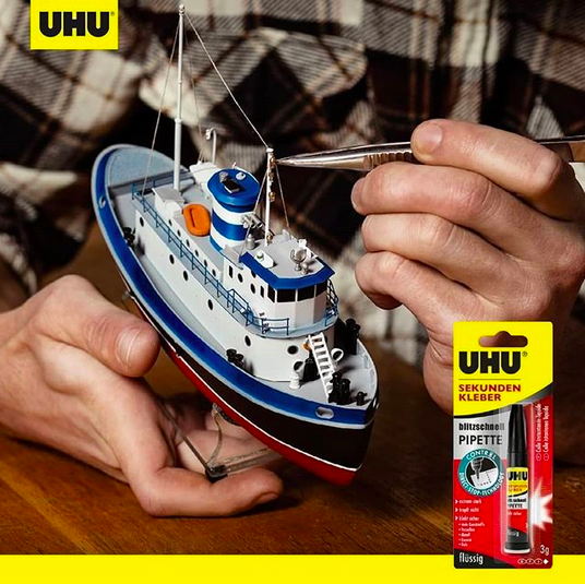 DFournitures's tweet photo. Félicitations à Christophe.L et Franck.G, nos gagnants de ce week-end de la Vitrine des Marques du mois de février avec la marque Uhu® ! A tous les matelots qui ont besoin de précision, #Uhu à la super glue qu'il vous faut ! ⛵💪Tentez votre chance🍀: https://t.co/CMXMOlHYcW https://t.co/fxh1wOK62p