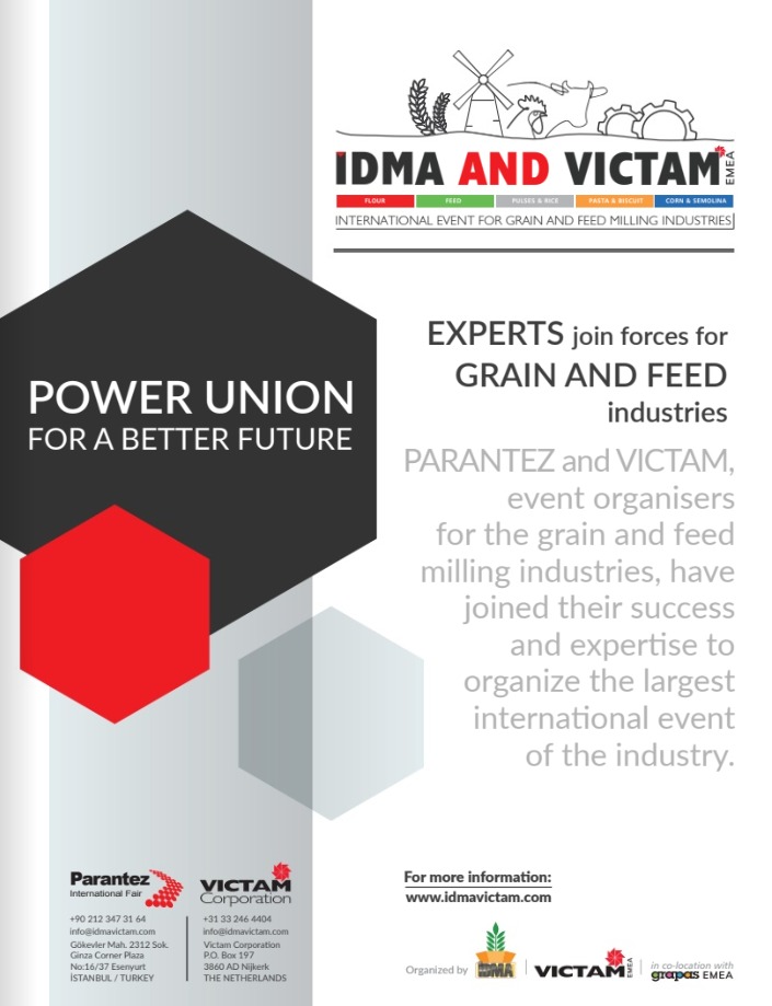 idmaexhibition's tweet photo. International Flour, Feed, Semolina, Rice, Corn, Bulghur Milling Machinery & Pulse, Pasta, Biscuit Technologies Exhibition
For detailed information: https://t.co/hmftnWZ6wn
#idmaandvictamemea #feed #milling #grain #idma #victamemea #greatshow2021 #powerunion #idmaandvictamemea https://t.co/1MoVI09N3T