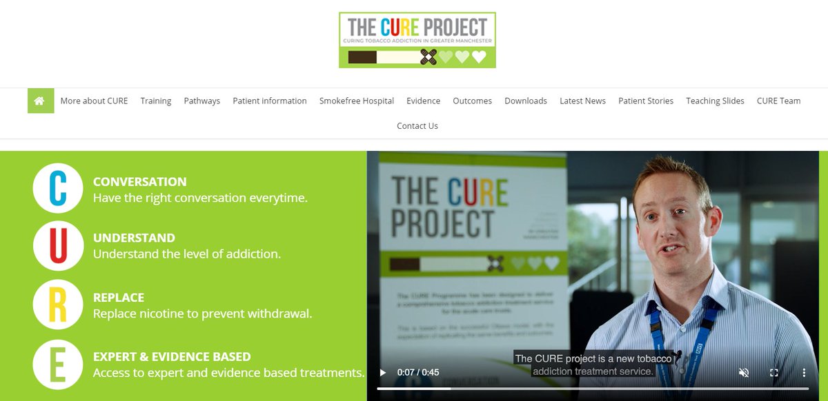 CureProjectMCR's tweet image. The term ‘CURE’ has been chosen to ‘medicalise’ #tobaccoaddiction  
From the stigma of a lifestyle choice to disease treatment. 

Visit bit.ly/2mMEy6B to find out more about why &amp;amp; how this new pathway is already making a difference in #GM
@MatthewEvison1 @freya_howle