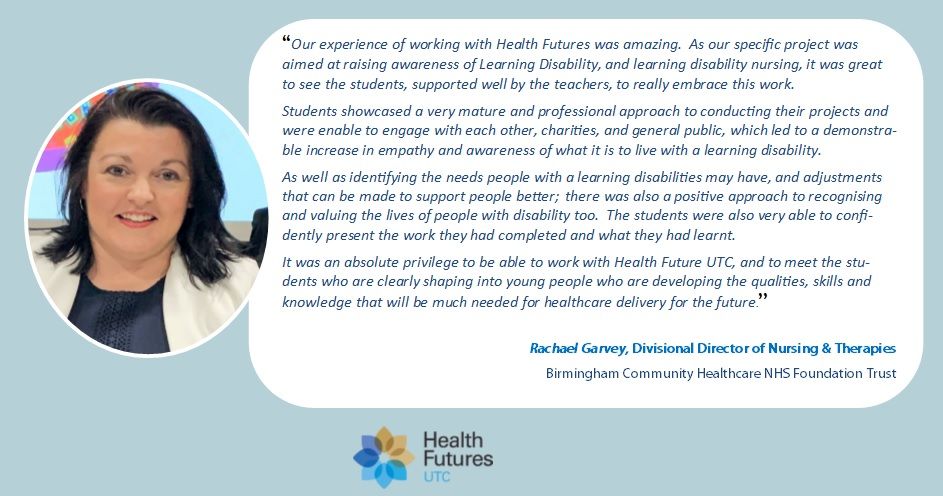 The spotlight this week is on one of our partners.  Last year we worked alongside the learning disability nurses from @bhamcommunity, led by Ms Rachael Garvey, to celebrate 100 years of learning disability nursing. #learningdisabilitynursing #hfutc #utc #onlyatutc