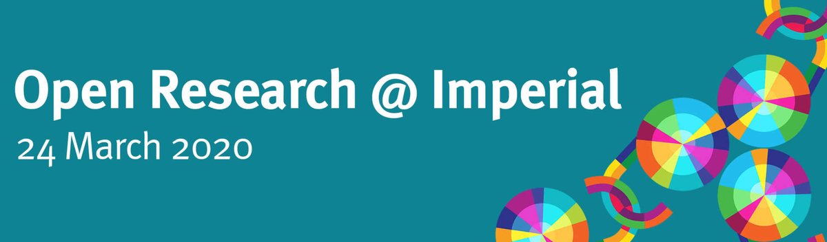 ChrisBanks's tweet image. #OpenResearch2020 EVENT @imperialcollege
Registration: imperial.ac.uk/open-research
Come along & hear about
#OA
#RDM
@UKRI_News OA policy
Future of #OpenAccess publishing
#Preprints
@DORAssessment
On behalf of the organising group
@seis_matters
@Stephen_Curry
@BMatB
@ruthej