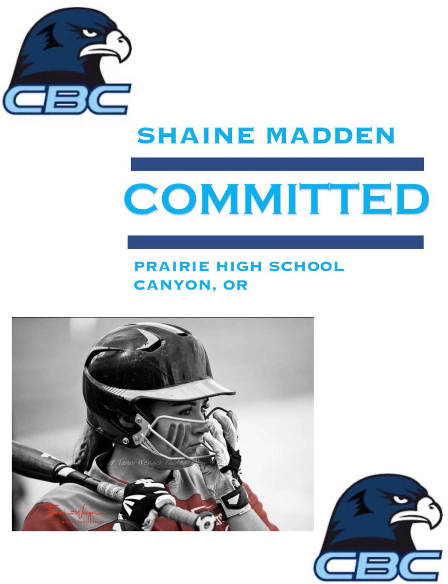 COMMITTED | help us welcome our newest hawk!                                        Shaine Madden will join the hawk family in fall of 2020! When Shaine isn’t on the field, she is sitting around a bonfire with friends! #GoHawks💙🦅