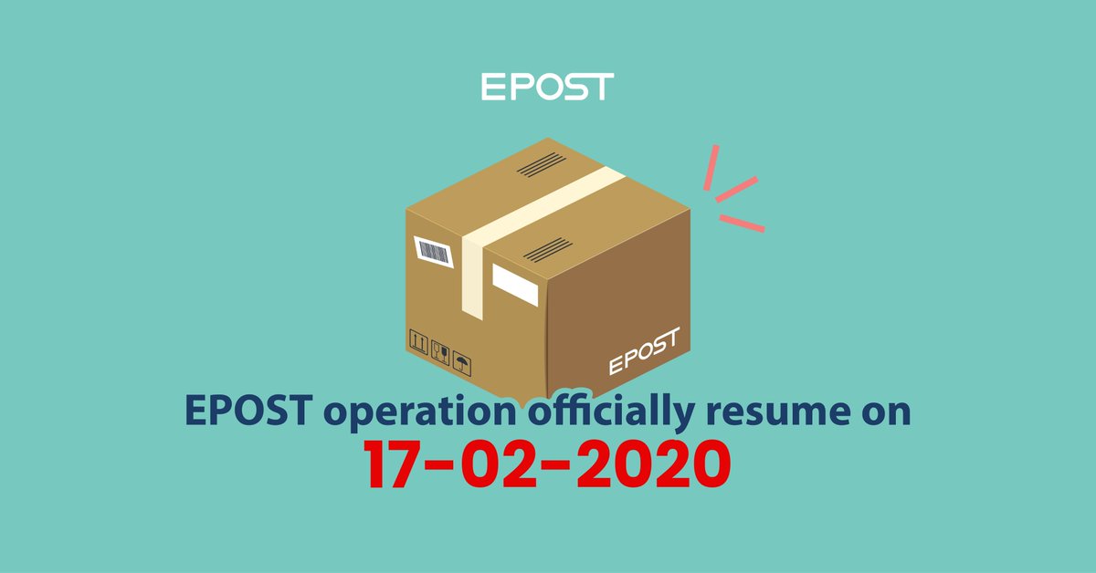 epost_vn's tweet photo. 【Official Announcement】
EPOST operation officially resume on 17/02/2020 (today).
Good news for our customers, our China logistics team back in operation from the unexpected epidemic circumstances. We are glad to be back and assist you. 

https://t.co/VtHkf6zvaH https://t.co/6jvGBvCOxC