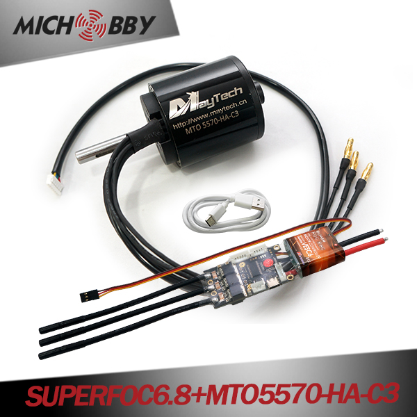 MicHobby's tweet photo. (Motor+ESC) Robot kit electric skateboard kit SUPERFOC6.8 based on VESC6 Speed Controller 50A and brushless black sealed motor (battle-hardened)
#michobby #maytech #brushlessoutrunnermotor #electricskateboard #electriclongboard #robotics #VESC6 #VESC #robotkit #fightingrobot https://t.co/qjMHSRjGSK