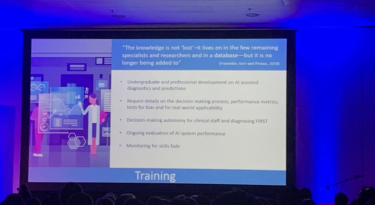 MedTech Engine (@medtechengine) on Twitter photo A very pertinent talk from <a href="/AllisonCGardner/">Dr Allison Gardner MP</a> about understanding decision-making in #diagnostic #AI and it's implications for clinicians skills.
Can we rely on AI to train the next generation of #clinicians when the AI itself is not as accurate as senior clinicians? #IHUK20 A very pertinent talk from <a href="/AllisonCGardner/">Dr Allison Gardner MP</a> about understanding decision-making in #diagnostic #AI and it's implications for clinicians skills.
Can we rely on AI to train the next generation of #clinicians when the AI itself is not as accurate as senior clinicians? #IHUK20