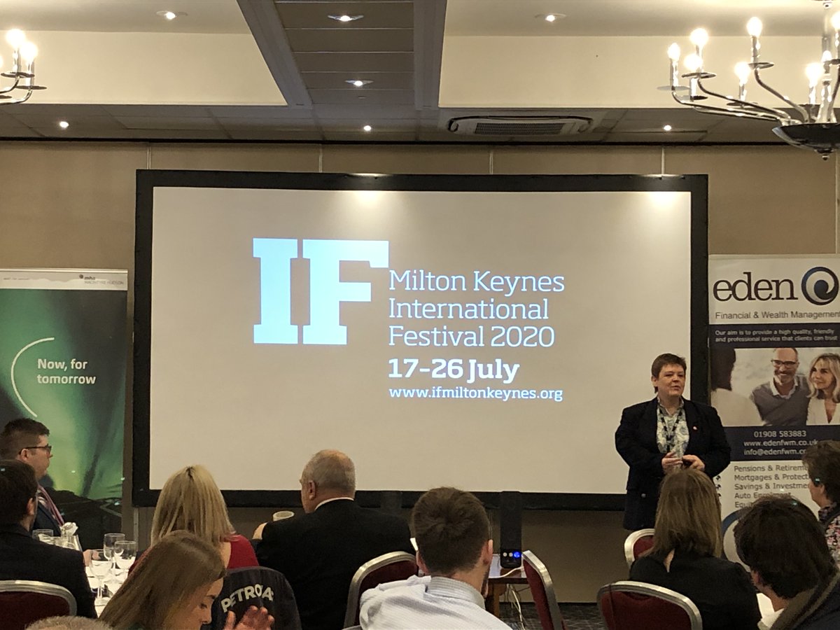 A great get together this morning at our new venue <a href="/DeltaHotelsLtd/">Delta Hotels</a> MK, and a real teaser from <a href="/Scotscowgirl/">Monica Ferguson</a> Monica Ferguson on <a href="/IFMKfest/">IF: Milton Keynes International Festival</a> #2020 - we can't wait for the big launch in March! 

Thanks for coming everyone - see you next month!

#lovemk #networking