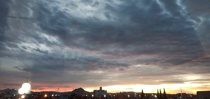 Así se vio el espectacular amanecer este miércoles en Pachuca