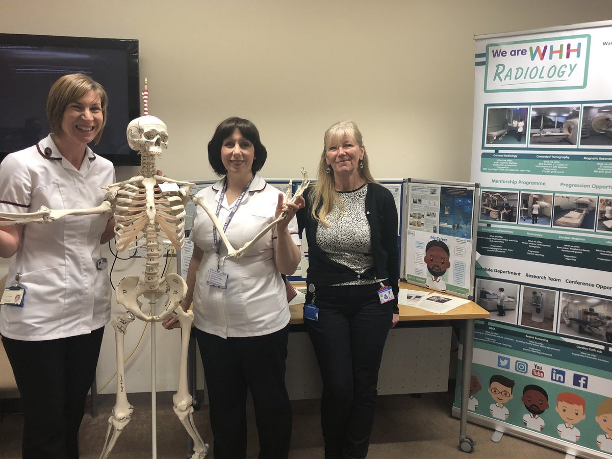 #ChiefAHPvisittoWHH Radiology team ready to showcase their profession <a href="/louiseaharding/">Louise Harding</a> #AHPsintoAction