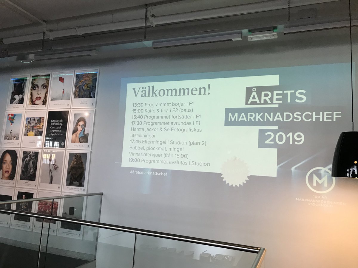 Nu är vi gång. #åretsmarknadschef