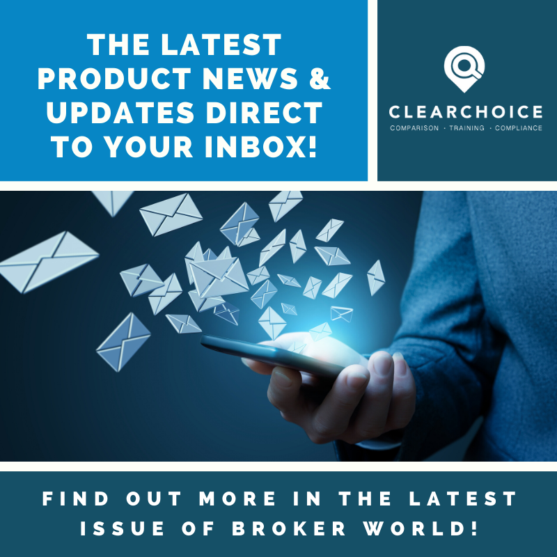 ClearChoice_tm's tweet photo. Keep up with all the latest product updates and changes currently available on the market with Broker World, our weekly industry recap newsletter sent directly to your inbox! Read this week’s issue today! #BrokerWorld https://t.co/3Mj9b5ByO5