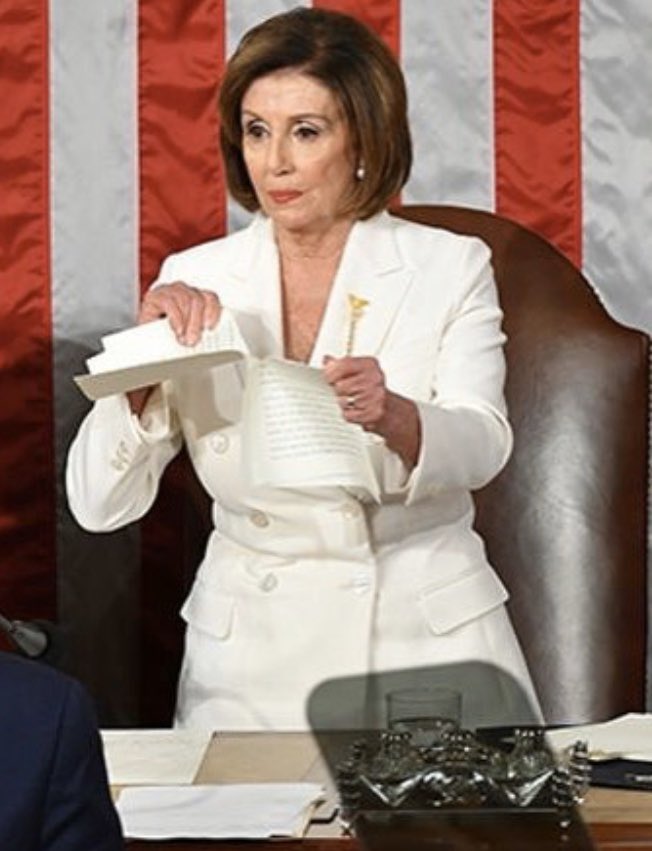 AndyOstroy's tweet photo. @realDonaldTrump Your #StateOfTheUnion “speech” was a pathetic reprehensible pile of lies. 90 mins of pure bullshit. Congrats. You outdid yourself... #Trump #Pelosi #SOTU https://t.co/0TcwBBz7GG