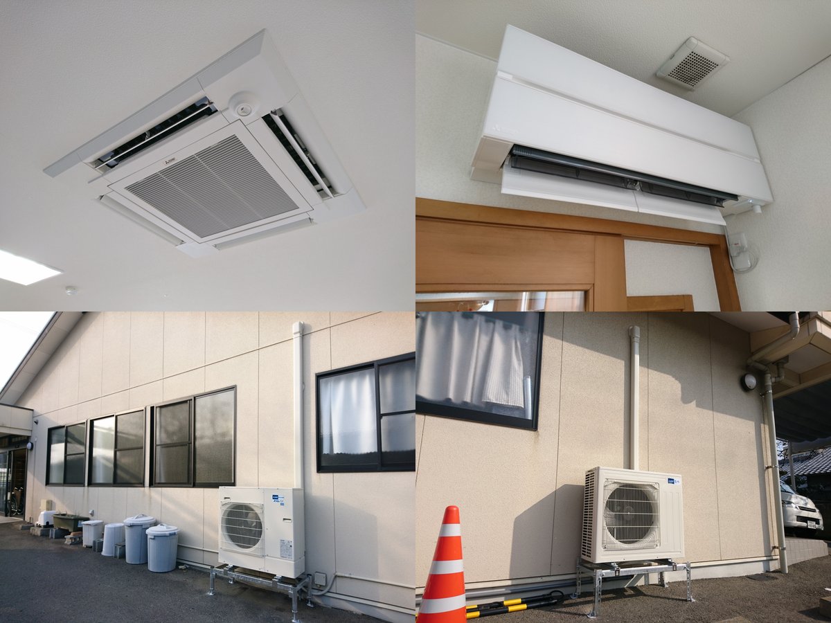 アベ冷熱技研 Sur Twitter Blog更新 温度ムラの激しいデイケアエリアを快適な空間に変えるエアコン取替工事 Https T Co Dypkj87k4n 広いエリアに設置されているエアコンは 暑いところと寒いところの気温差が激しい設置位置でした 設計ミス 三菱電機