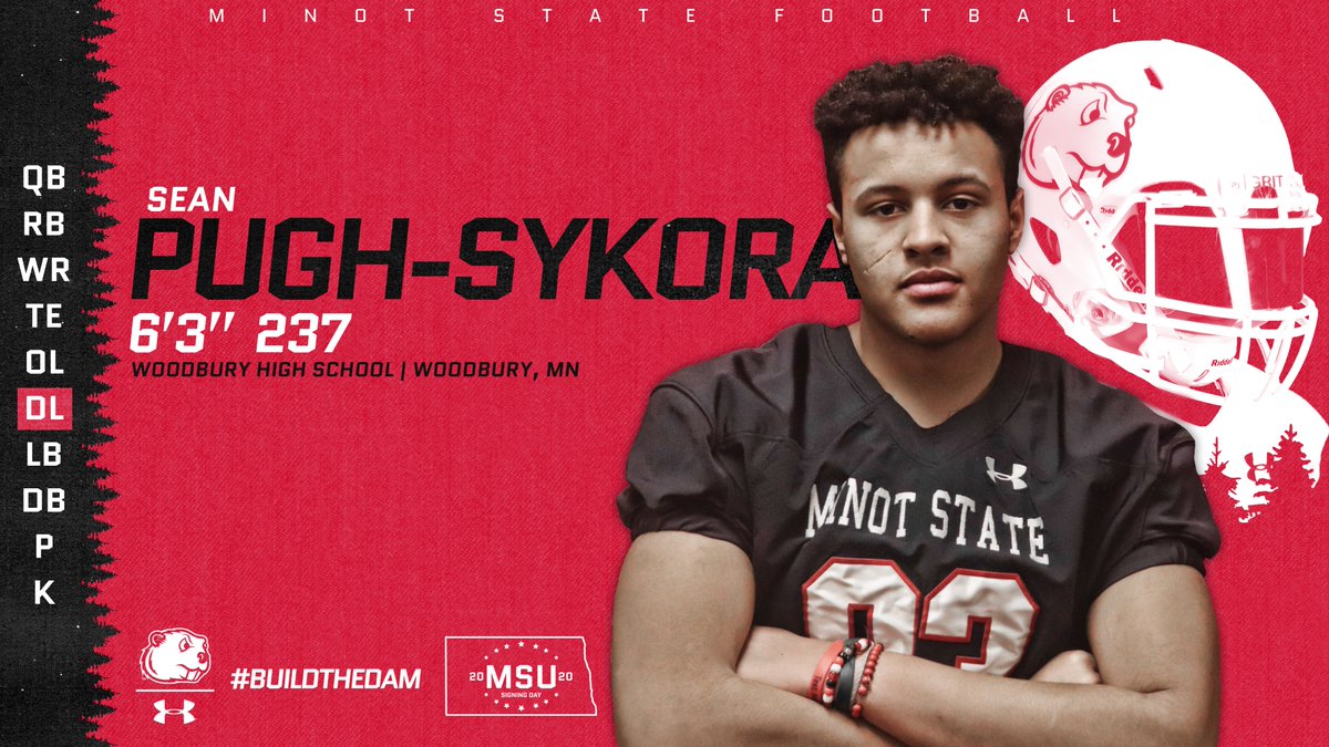 MSUBeaversFB's tweet photo. Our 1st Minnesota Beaver is in! Excited to welcome Sean Pugh-Sykora to the Dark Side!! #BuildTheDam https://t.co/ahtBAeb7r0