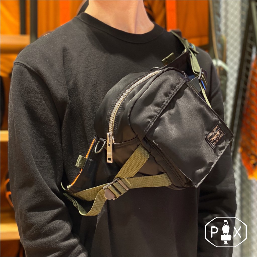 限定 PORTER  FANNY PACK/PX TANKER EXCHANGE面ファスナーポケット1付属