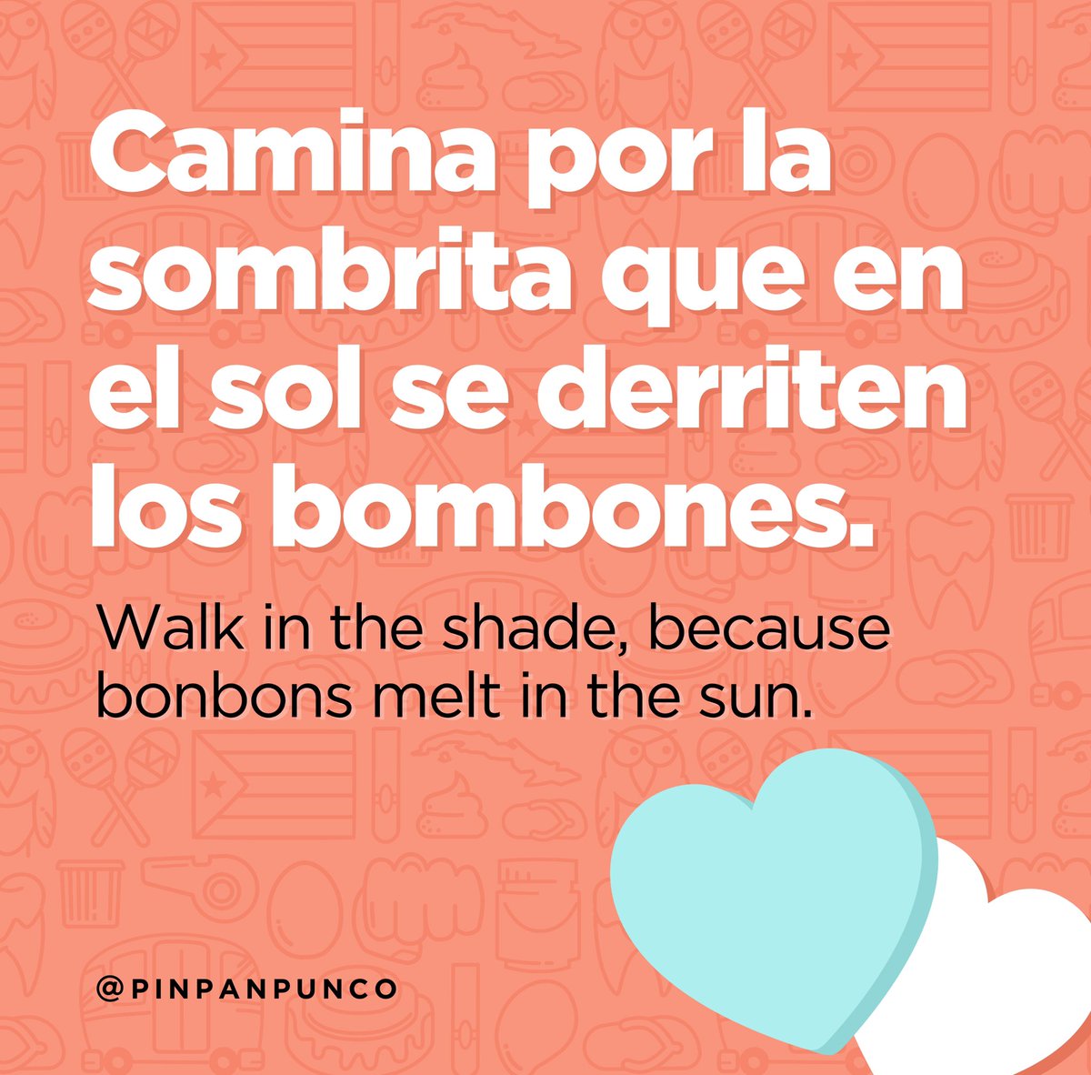 pinpanpunco's tweet photo. How to pick up women: A guide to #Latin #piropos. Now thru Valentines Day we’ll be featuring some of our favorite (and reasonably appropriate) Latin pick up lines. Share it with someone specialish in your life. 😘😎 #esehuevoquieresal #valentinesday #latinAF #miamiAF . https://t.co/mDYf4DNARe