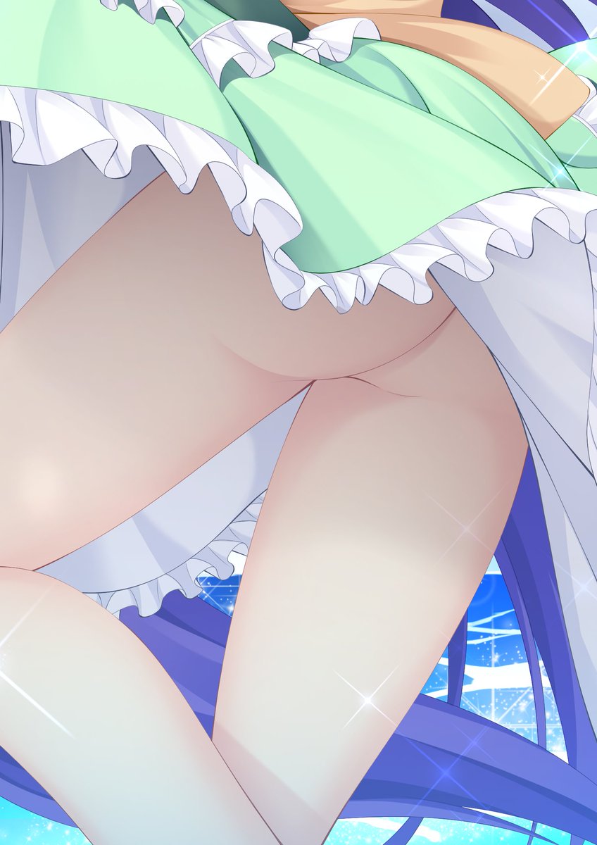 #おしりを貼るとみんなが幸せになる
お尻と腿の間にできる凹みラインがすごく好き
この気持ち伝われぇ! 