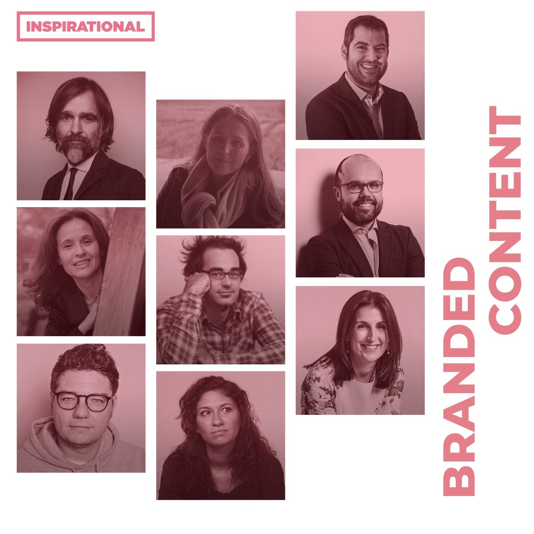 Las piezas inscritas en la categoría 'Branded Content' de Inspirational20 serán evaluadas por estos miembros del jurado. ¡Inscribe la tuya antes del próximo 6 de marzo! inspirational.es/premios/ #Inspirational20