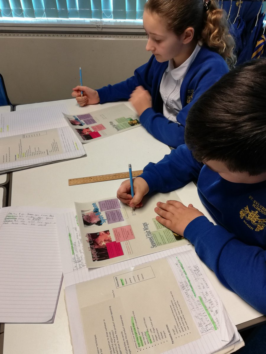 stsylvesters1's tweet photo. P5 @stsylvesters1 identifying which persuasive language techniques have been used in adverts to try and make us want to buy the product. #persuasivelanguage https://t.co/fNfAK84sqA