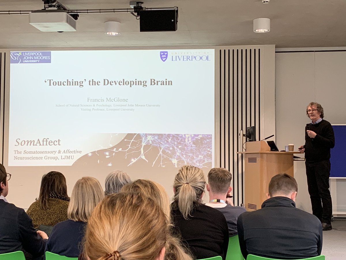 Jason Taylor (@jason_taylor) on Twitter photo We're delighted to host neuroscientist Professor Francis McGlone <a href="/LJMUPsychology/">LJMU Psychology</a> to present on 'Touching the Developing Brain' as part of our programme of monthly ‘Research Clinics at Alder Hey’. Read more @ alderheyresearch.eventbrite.com @AHFTResearch <a href="/AlderHey/">🏥 Alder Hey 💙</a> <a href="/LJMU/">Liverpool John Moores University</a> <a href="/mcglonefp/">Francis McGlone</a> We're delighted to host neuroscientist Professor Francis McGlone <a href="/LJMUPsychology/">LJMU Psychology</a> to present on 'Touching the Developing Brain' as part of our programme of monthly ‘Research Clinics at Alder Hey’. Read more @ alderheyresearch.eventbrite.com @AHFTResearch <a href="/AlderHey/">🏥 Alder Hey 💙</a> <a href="/LJMU/">Liverpool John Moores University</a> <a href="/mcglonefp/">Francis McGlone</a>