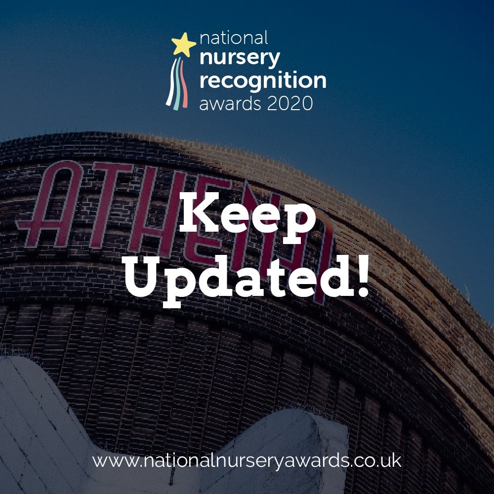 Time to look forward to the National Nursery Recognition Awards 2021, 
Join the mailing list to be among the first to be notified of future news:
eepurl.com/gBJ101