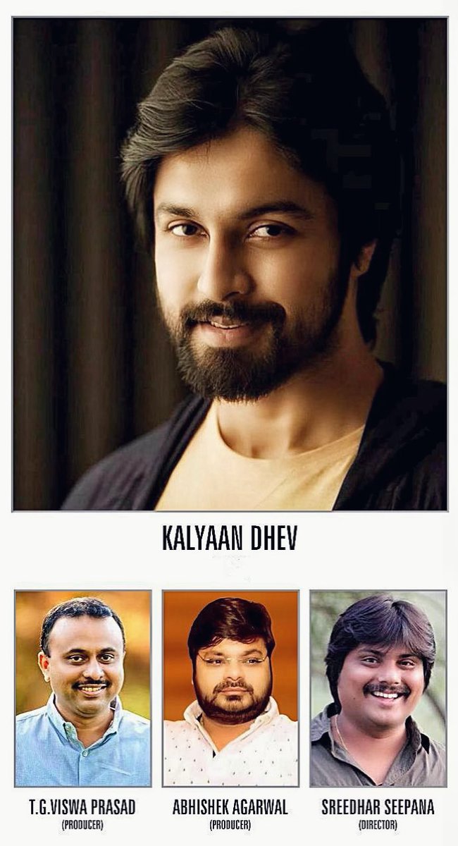 Elated to announce my next project -
GA 2 Pictures is presenting this film, produced by People Media Factory &amp; Abhishek Agarwal Arts.  

Director : <a href="/SreedharSeepana/">sreedhar seepana</a> 
Presents : <a href="/GA2Official/">GA2 Pictures</a> 
Producers : <a href="/peoplemediafcy/">People Media Factory</a> <a href="/AAArtsOfficial/">Abhishek Agarwal Arts</a> 
Co - Producer : <a href="/vivekkuchibotla/">Vivek Kuchibhotla</a>