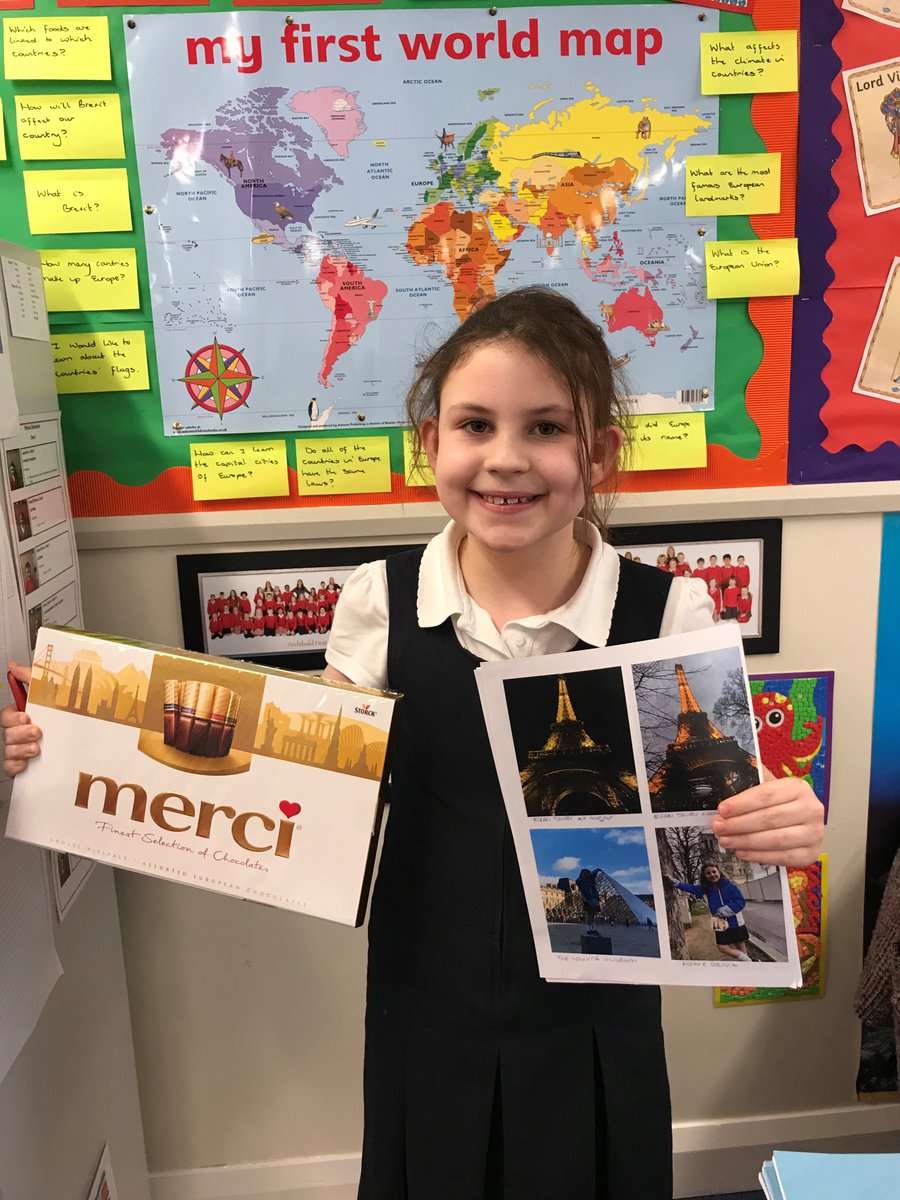 ArchibaldFirst's tweet image. Class 10 are really enjoying their Destination Europe topic.  Sam brought in some delicious cakes that he'd made, based on European flags and Maisie told us all about her weekend adventures in Paris! #learningindifferentways