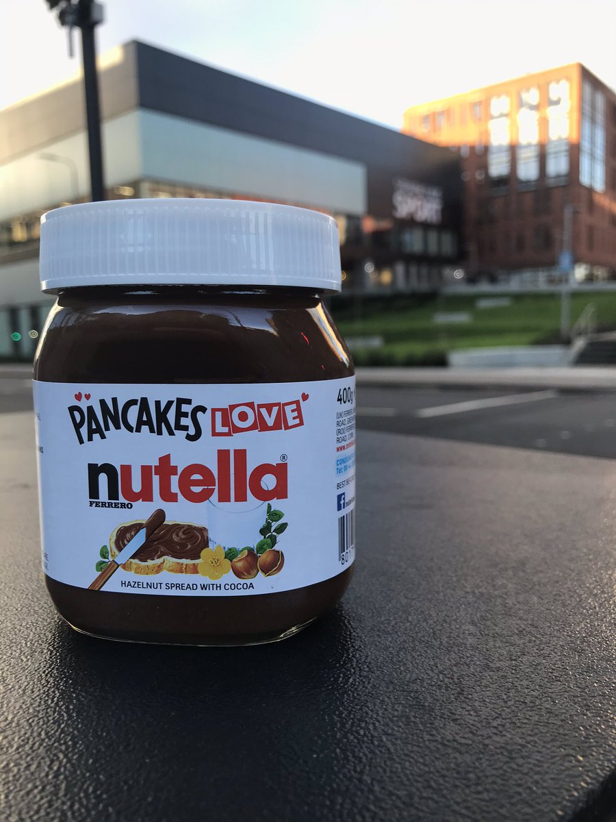 StrathNourish's tweet photo. Happy #WorldNutellaDay! We are celebrating with some delicious Nutella doughnuts available in the Sports Cafe (Sports Centre), Aura Cafe (Lord Hope Building) and Caffeine Lab (James Weir Building) 🍩. https://t.co/jfFLcotMlQ