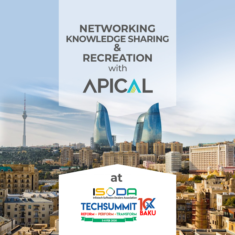 helloapical's tweet photo. We are up and ready to share our expertise at the Techsummit X, Baku. Knowledge sharing, recreation and networking, all happening in one place.
ISODA - Infotech Software Dealers Association
#Apical #HelloApical
.
.
#DataStorage #Networing #Strorage #Data
#Infotech #IT #Hardware https://t.co/ItGIiPHAcM