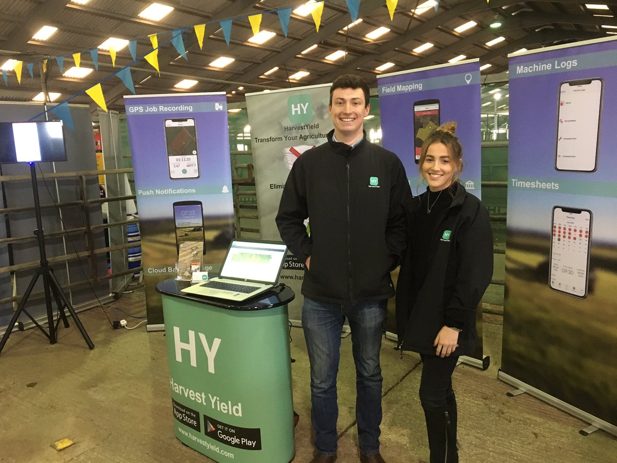 harvestyield's tweet photo. We’re exhibiting today at the Yorkshire Agricultural Machinery Show! Come visit us in the Ebor hall stand 3, to see how you can eliminate the paperwork for your farm and agricultural contracting business!
📱💻🌾🚜🌬
#TransformedbyHY
#YAMS2020 https://t.co/r3IfxgFX8q
