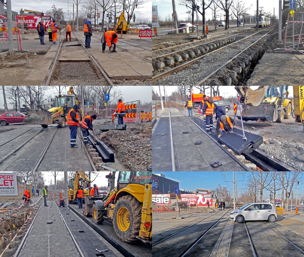 RosehillRail's tweet photo. Another of our Link Crossing Systems featuring our long-lasting rubber edge beams has been recently installed in Bucharest, Romania. Like all our rubber level crossings, this heavy-duty system can be installed quickly and easily, requiring no special tools or equipment. https://t.co/7ZXitNcM4q