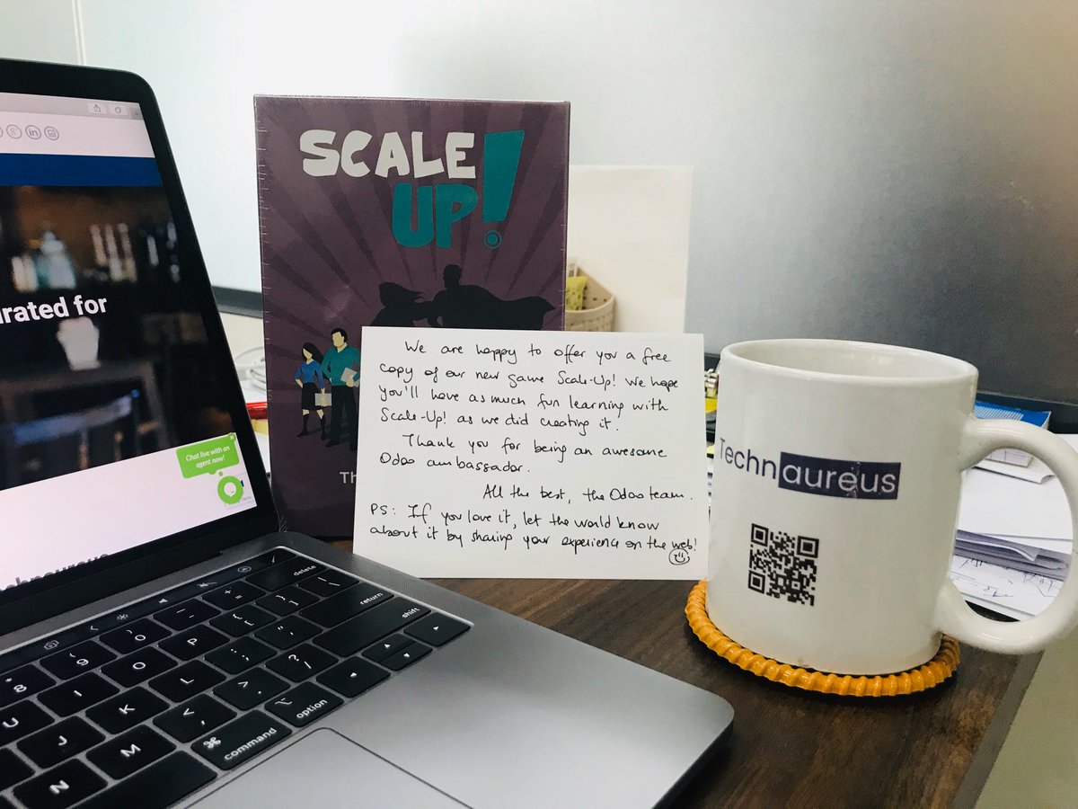 Odoo scale up was given to technaureus from Odoo 