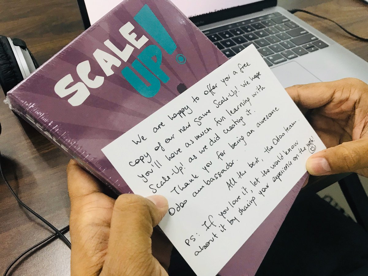 Odoo scale up was given to technaureus from Odoo 