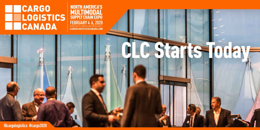 #Cargo2020 starts today! Join Canada's largest Supply Chain Expo &amp;  Conference as from Feb 5 - 6 at the Vancouver Convention Center West. Optimize your supply chain under one roof with a FREE Expo pass with code CLC20 at bit.ly/38NZOvK