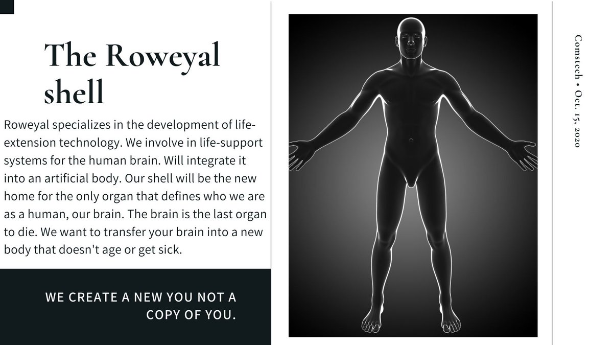 RoweyalS's tweet photo. Roweyal shell specializes in the development of life-extension technology. First, let's create a prototype, then, have this technology available to everyone. https://t.co/qUZS4k38ft