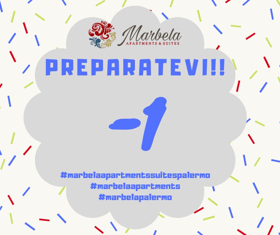 MarbelaSuites's tweet photo. Stay with us 🆕📣⏳🤔
.
.
.
.

#marbelaapartments #marbelaapartmentssuitespalermo #palermo #marbela #marbelapalermo #marbelasuites #somethingnew https://t.co/welKdi7vmZ