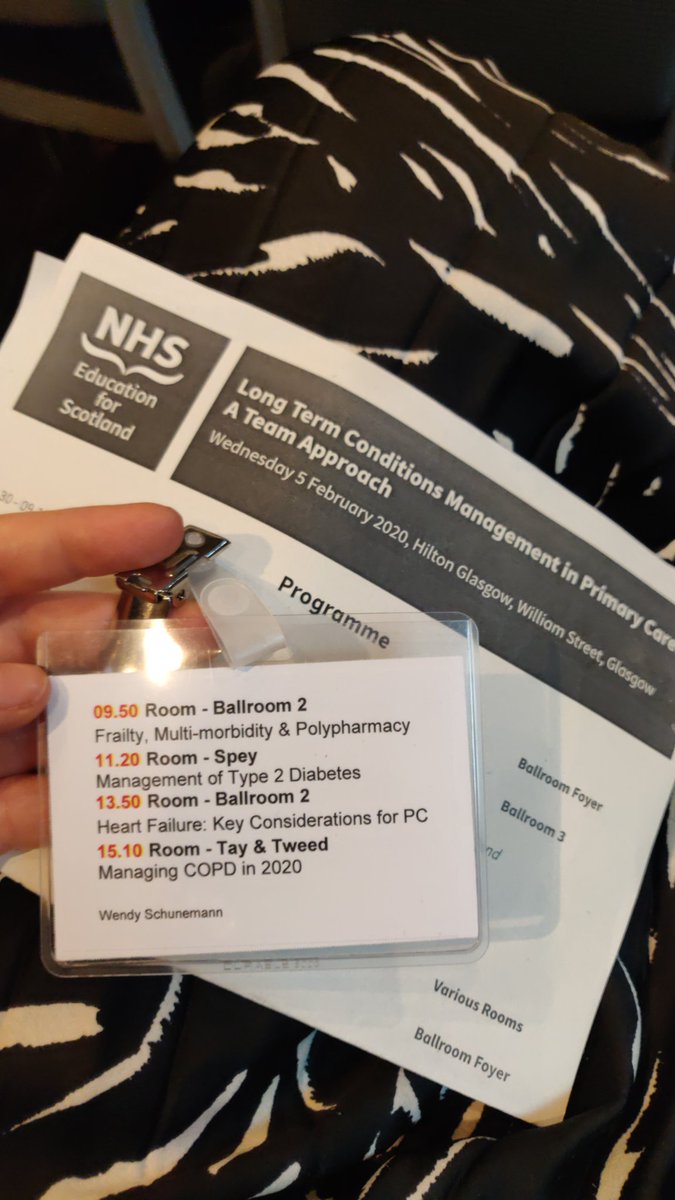 schunemannpharm's tweet photo. It's going to be a busy day day here in Glasgow with @NHS_Education at the Long Term Conditions Conference. Got to say these workshops are right up my street! @CPDConnect https://t.co/IlDSrvDkNO