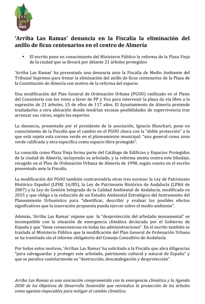 arribalasramas's tweet photo. NOTA DE PRENSA https://t.co/3YHQz5Euza
