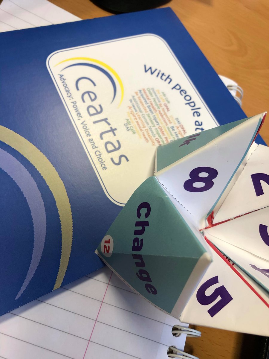 Ceartas booklet with logo on beside some Time to Talk materials