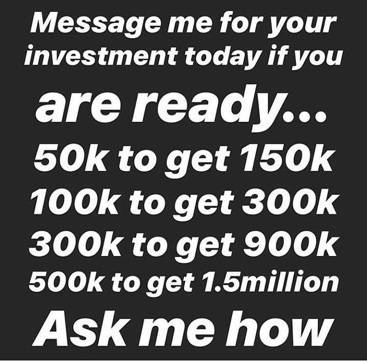 SamsonTrade's tweet image. WELCOME TO MY PAGE
💰busines issue and services?
📜 and school feels issues?
📑needs financial support service?
📞dm whatsap manager
☎09037185691