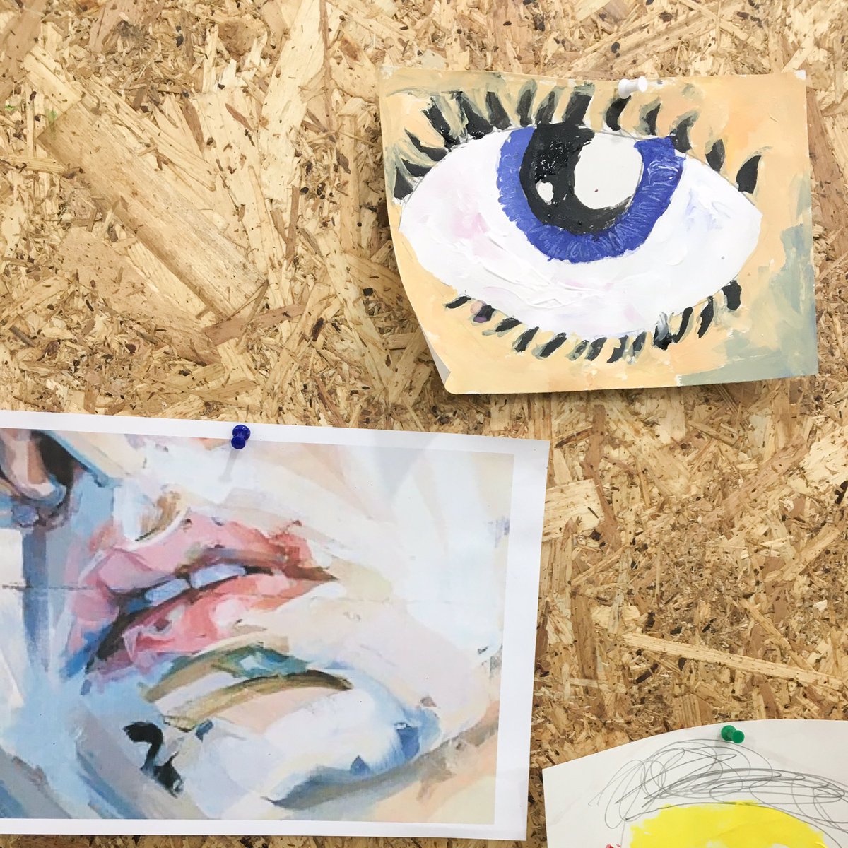 artbashhackney's tweet image. A little bit of #jennysaville inspired work from our after school kiddos #arteducation #wellbeing #kidsart #letthemexperiment