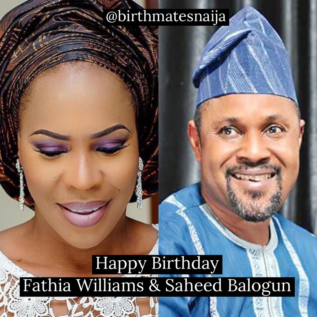 Birthdaymatesn's tweet photo. Just when I thought my boo and I had it Amazing. We are a day apart. These lovely two have their birthday same day. Happy birthday to @fathiawilliamsbalogun and @saheedbalogun.
#GOAT #WednesdayMotivation #WednesdayVibes #LagosTREK #FACup #LagosIsWalking #Abacha #Ozai https://t.co/HH7MhU2ipX
