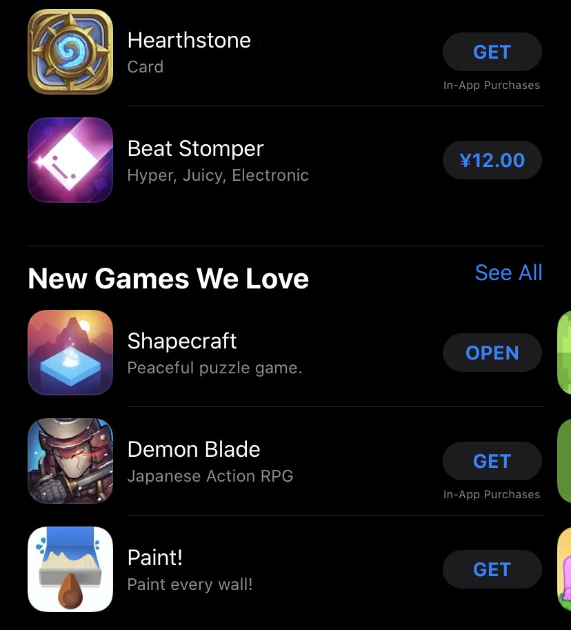 gamezaur's tweet photo. Shapecraft featured by Apple as 'New Games We Love' =) Thanks! https://t.co/pBLgmaeeWs