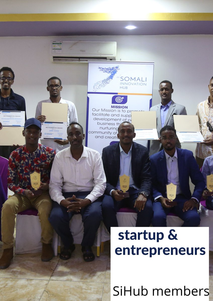 10 finalists  - 5 entrepreneurs &amp; 5 startups from Somali Tech Summit 2019.