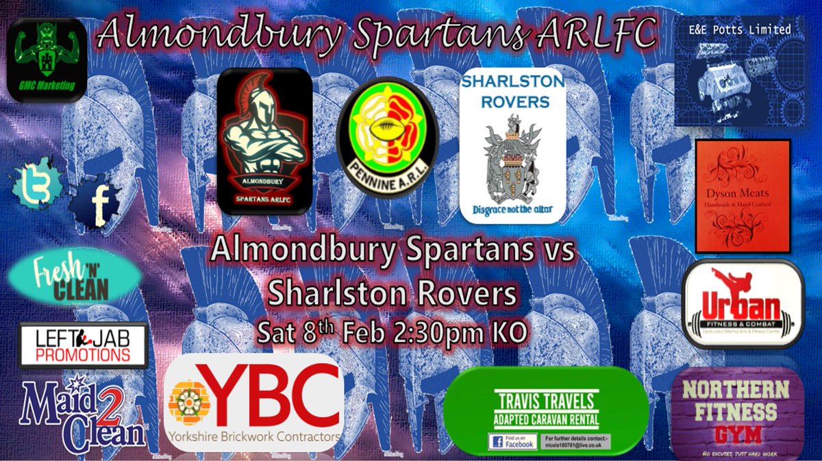 this weekend the Spartans are at Home as they entertain Sharlston Rovers. The Spartans B take to the boats travelling to Beeston Broncos in search of a victory! #UTS #Spartans2020