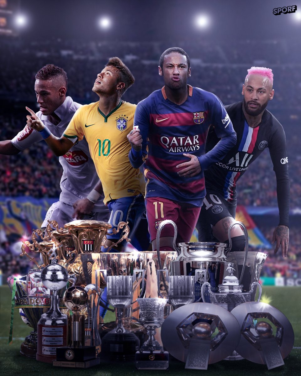Sporf's tweet photo. 🎉 Happy 28th Birthday, @NeymarJR!

🏟 497 Games
⚽️ 302 Goals
🎯 191 Assists
🏆 21 Trophies

💰 Most expensive transfer of all-time.

🔥 391 goal contributions in 396 club games.

🏅 2011 Puskas Award.

🤩 One of the biggest names in football. https://t.co/SWy2297434