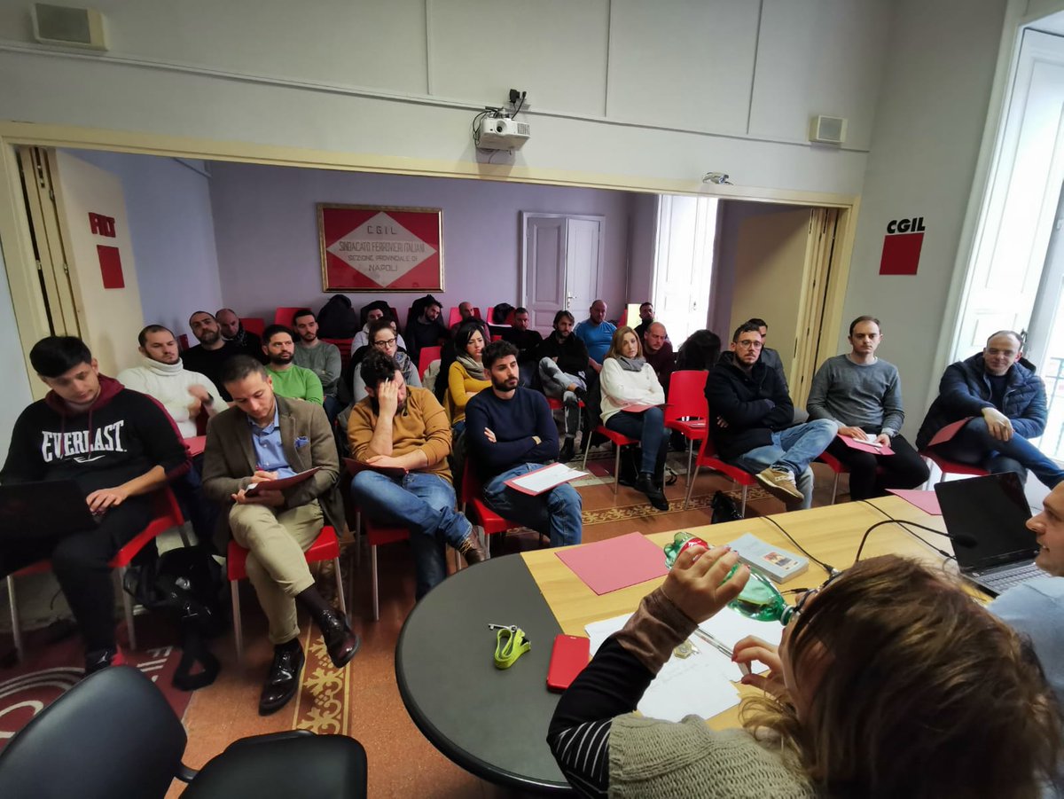 Apertura del corso formativo per 30 giovani Ferrovieri e sindacalisti della <a href="/Filt_Campania/">FILT-CGIL CAMPANIA</a>. Obiettivo: sviluppare, potenziare e diffondere tra le Rsu/Rls e gli attivisti, competenze utili al riconoscimento e alla gestione del ruolo.
<a href="/FiltCgil/">Filt Cgil Nazionale</a> 
@rassegna_it 
<a href="/RadioArticolo1/">RadioArticolo1</a>