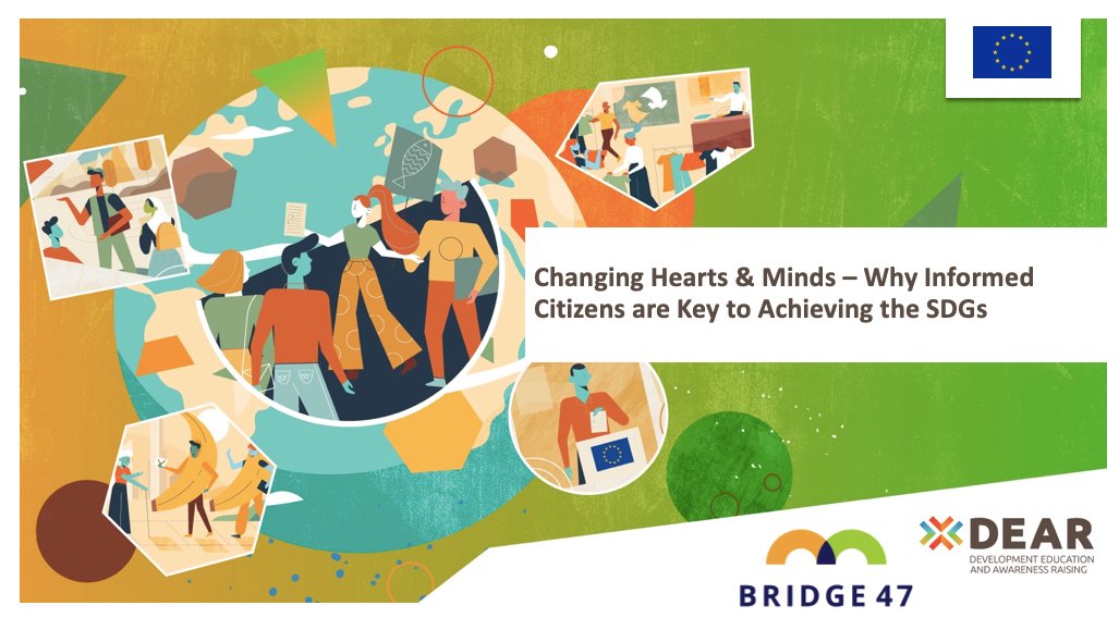 💡 Join Bridge 47 and @DEARSupportTeam at an exciting lunchtime #InfoPoint session in #Brussels on the 18th February, as we showcase the Envision 4.7 Roadmap🗺️ – a policy roadmap for the future implementation of #SDG 4.7 in Europe. 📚🇪🇺

Register here: bit.ly/31zgJQg