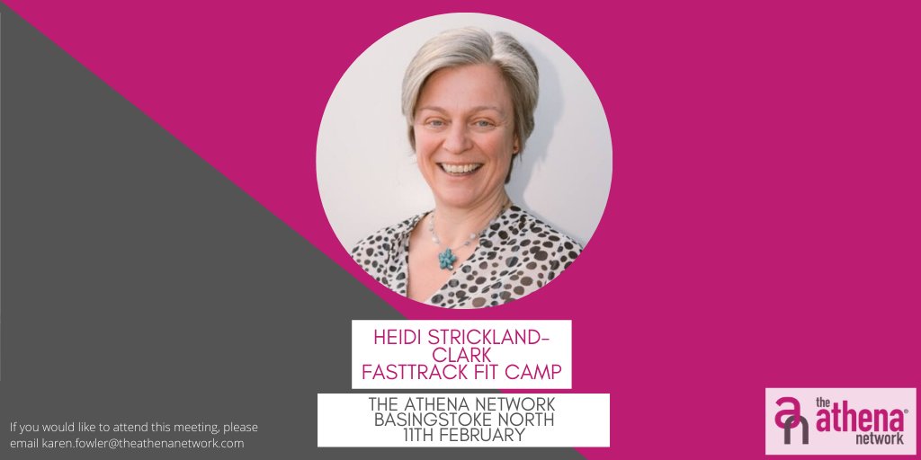 KarenJFowler's tweet image. We are looking forward to Heidi Strickland-Clark from @FastTrackFitCmp presenting 'Building a business for good' at our #Basingstoke North meeting next Tuesday. Heidi will be sharing how you can make small changes in your business for a greater good. 

Join us to find out more!