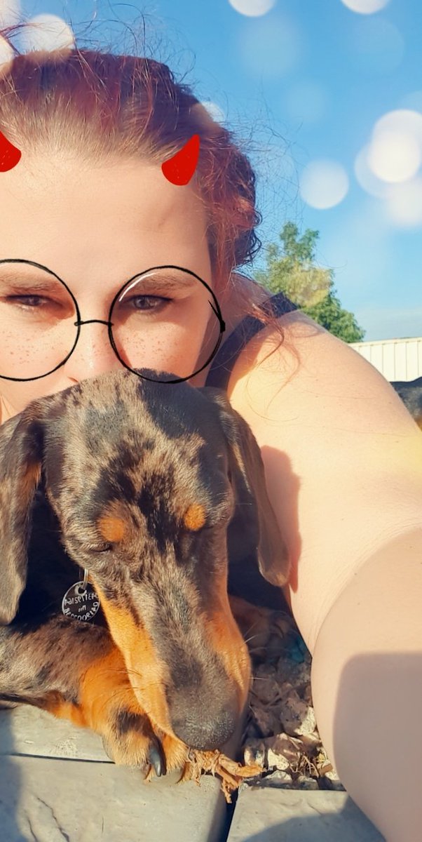 Happy #HumpDay!!! Hope everyone's had a killer day and did their very best 💗💛💙 #humpdayvibes #kindnessisfree  #kink #bdsm #sub #brat #followmylife #gamer #insta #nightshade #dachshundpuppy  #oscar #mylove #snapchat #follow #streamer #twitch #girlgamer #gaming #amaturegamer