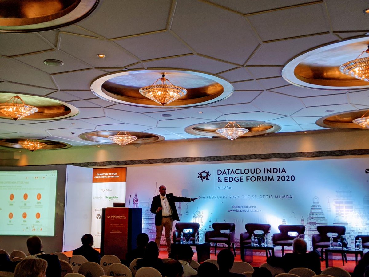sttgdcindia's tweet photo. Our VP, IT and Digital, Milind Kulkarni had everyone riveted as he shared insights on the innovation and growth of India's #DataCentre market to meet these challenges.
 #Edge #Colocation #DatacloudIndia https://t.co/gPVcCRZC87